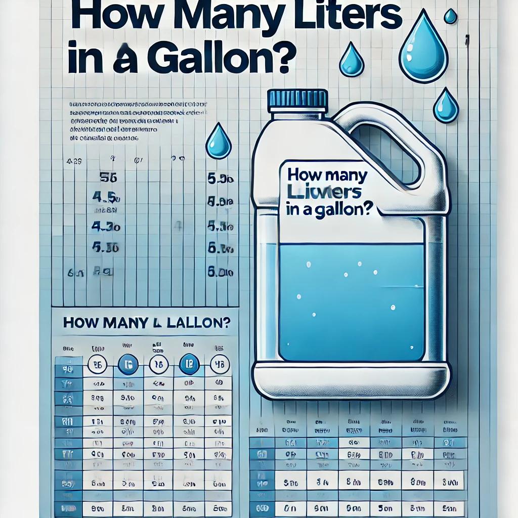  How Many Liters in a Gallon? What Does Gallon Mean? 