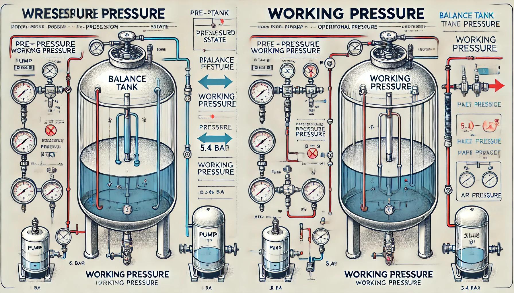  Balance Tank Pre-Pressure Adjustment: Correct Settings and Example Calculation 