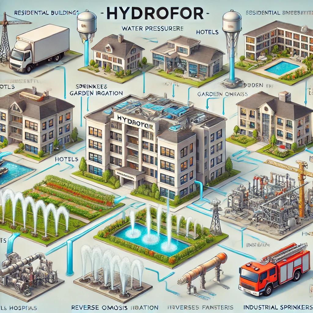  Hidrofor Kullanım Alanları - Basınçlı Su Sistemlerinin Uygulamaları 